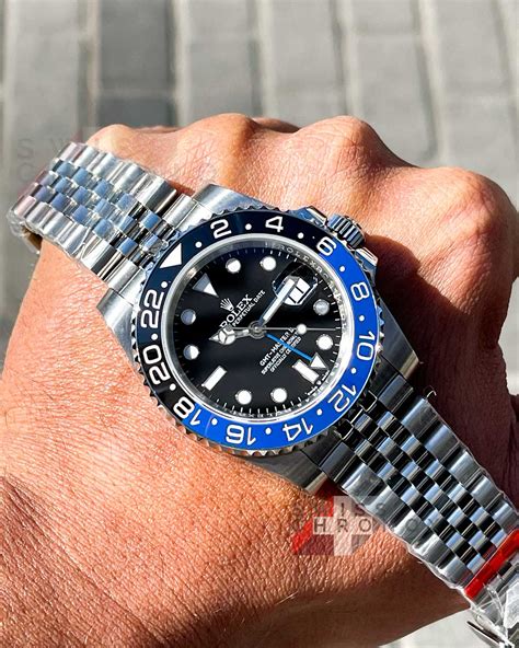 rolex submariner gmt master 2 batman|rolex gmt master 2 dimensions.